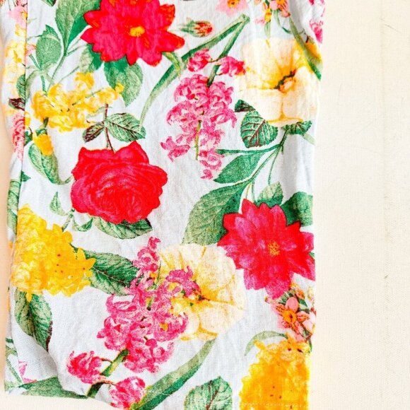 Old Navy Floral Linen Blend Jumpsuit M - Picture 4 of 7